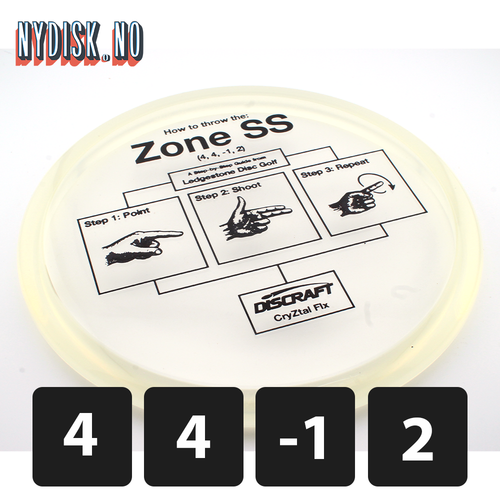 Discraft CryZtal FLX Zone SS - Ledgestone