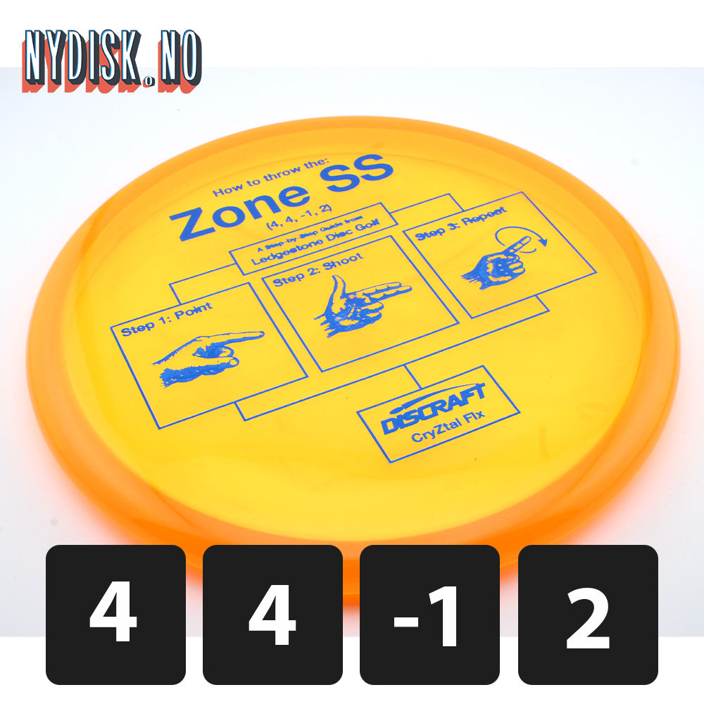 Discraft CryZtal FLX Zone SS - Ledgestone