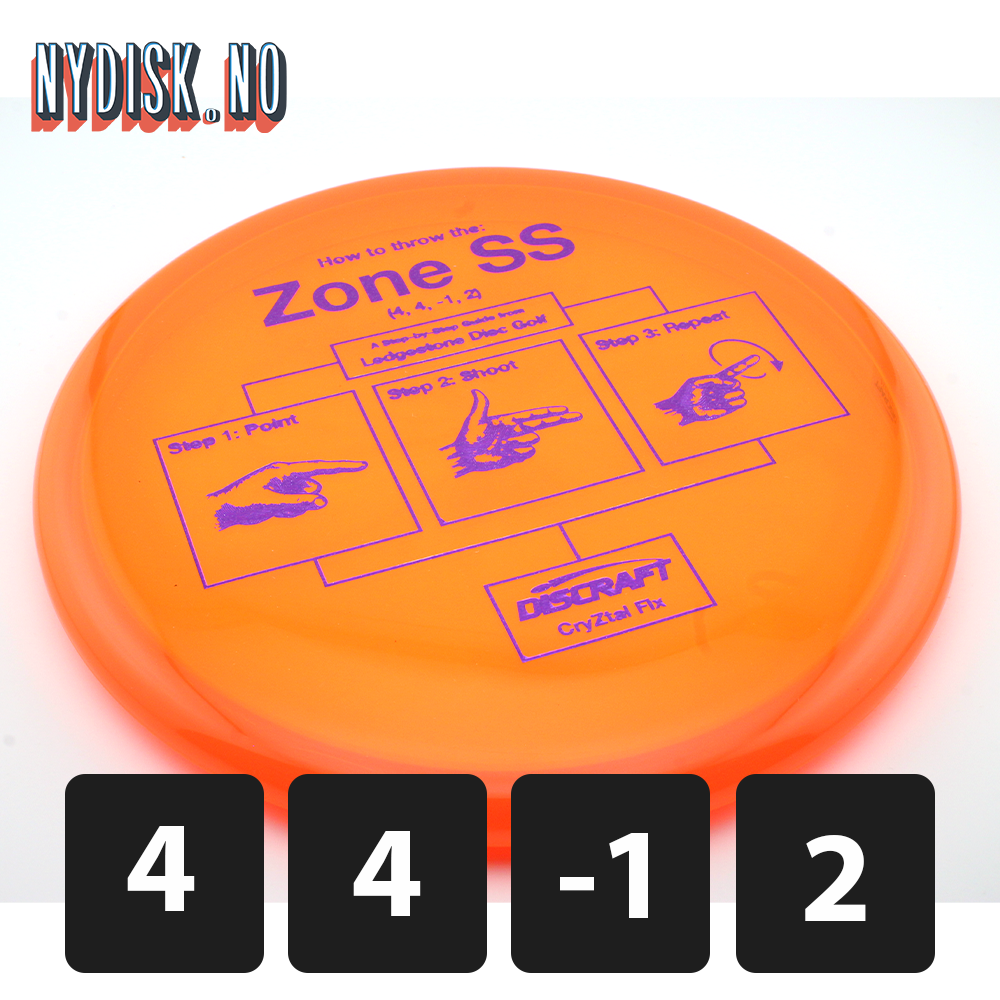 Discraft CryZtal FLX Zone SS - Ledgestone