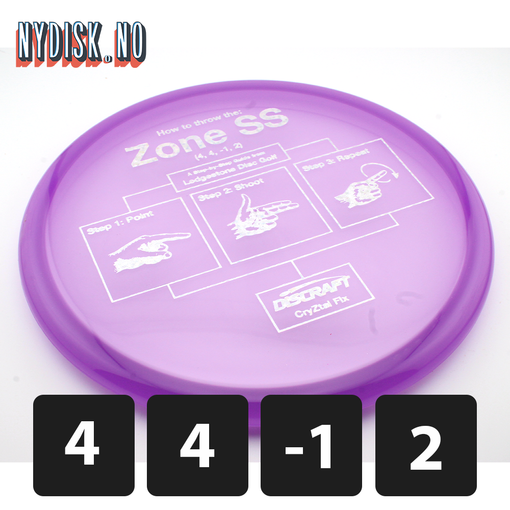 Discraft CryZtal FLX Zone SS - Ledgestone