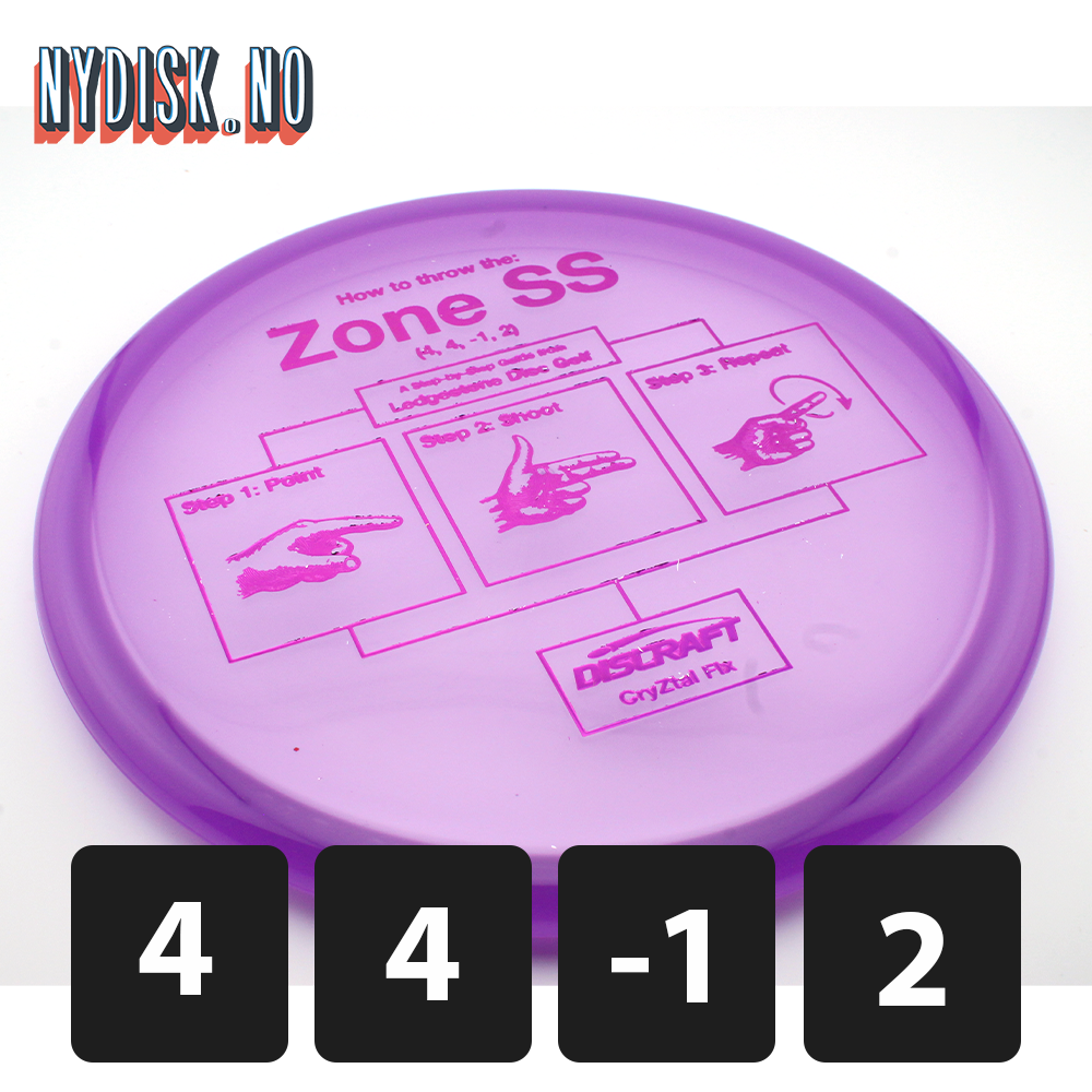 Discraft CryZtal FLX Zone SS - Ledgestone