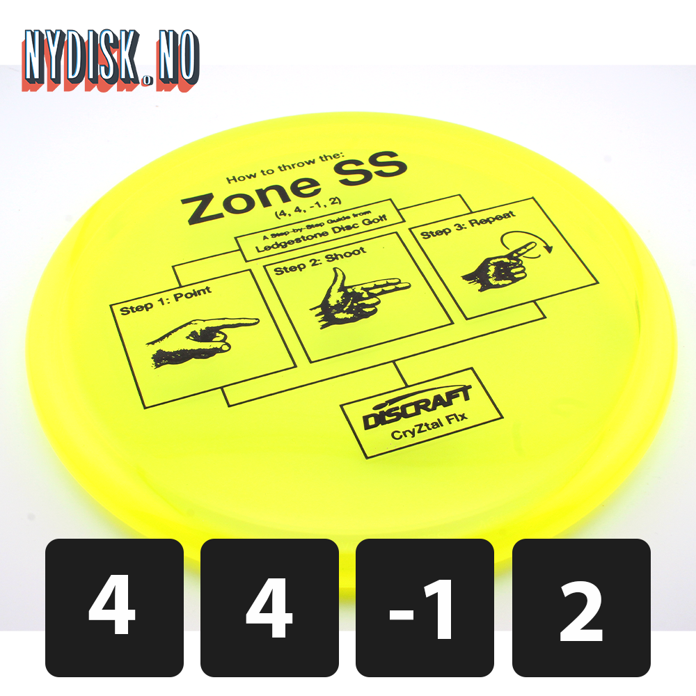 Discraft CryZtal FLX Zone SS - Ledgestone