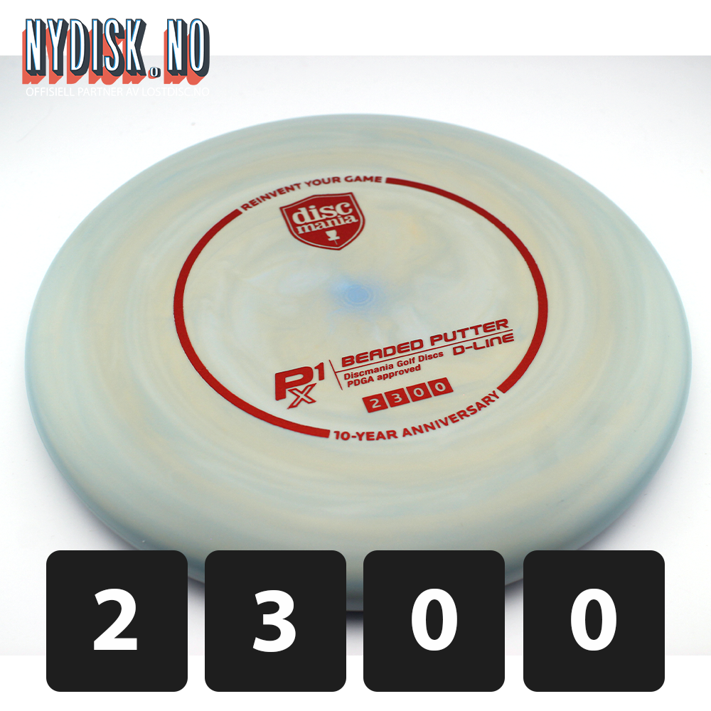 Discmania D-Line Flex 2 Swirl P1X - 10 Year Anniversary