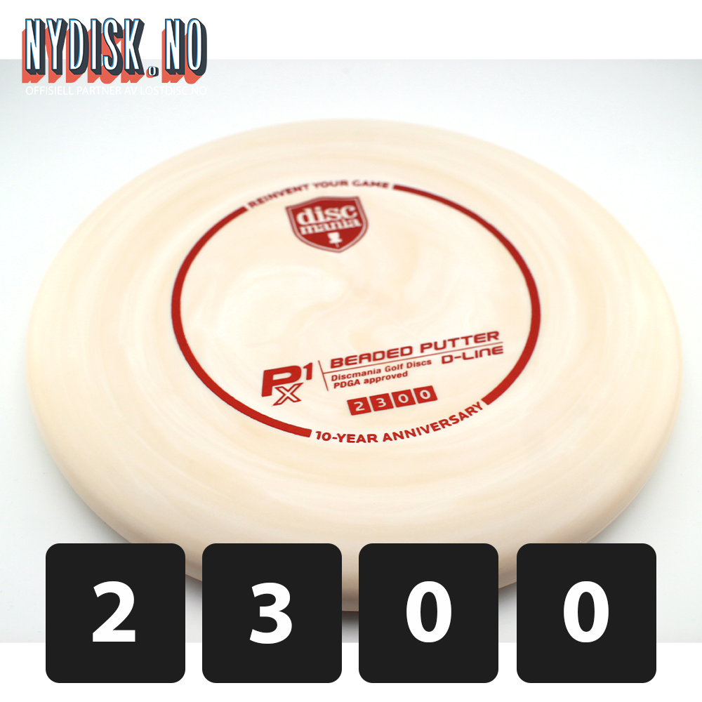 Discmania D-Line Flex 2 Swirl P1X - 10 Year Anniversary