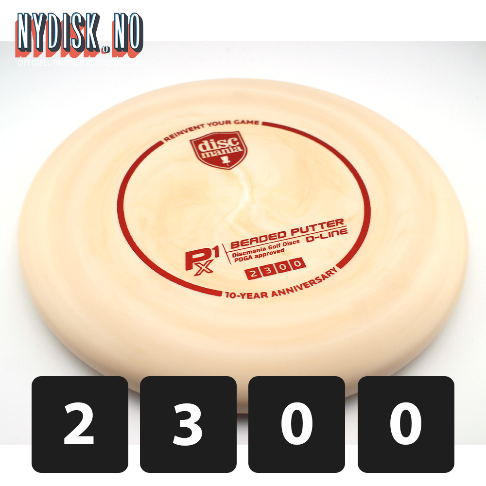 Discmania D-Line Flex 2 Swirl P1X - 10 Year Anniversary