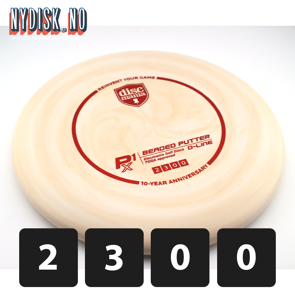 Discmania D-Line Flex 2 Swirl P1X - 10 Year Anniversary