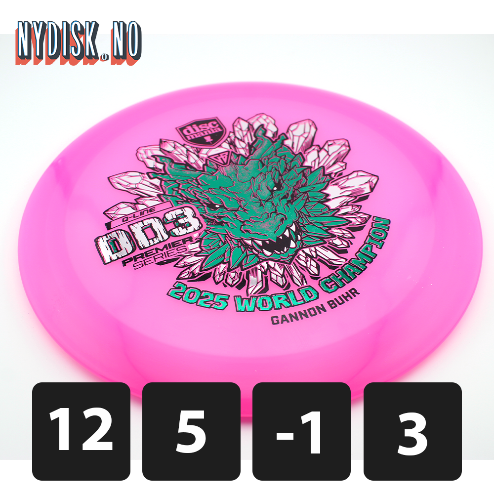 Discmania Q-Line Premier DD3 - Gannon Buhr 2025 World Champion