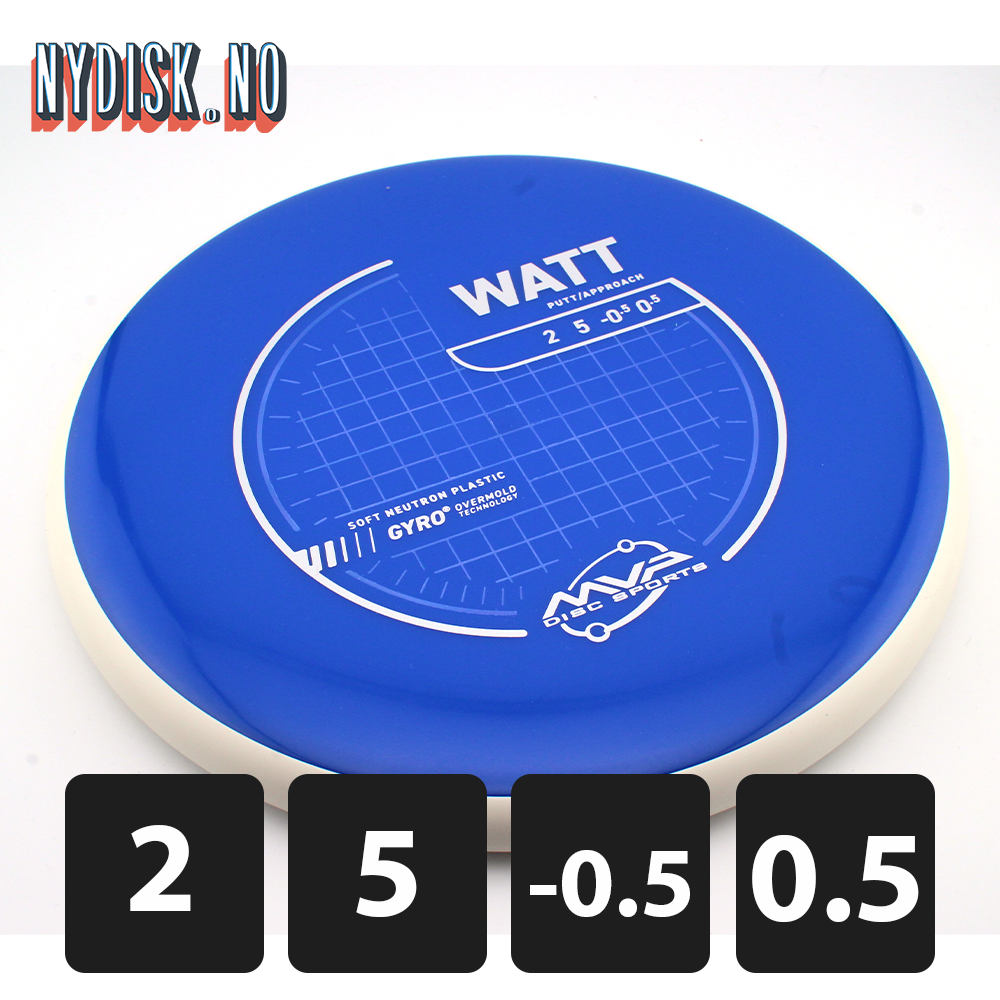MVP Neutron Soft Watt - White Rim