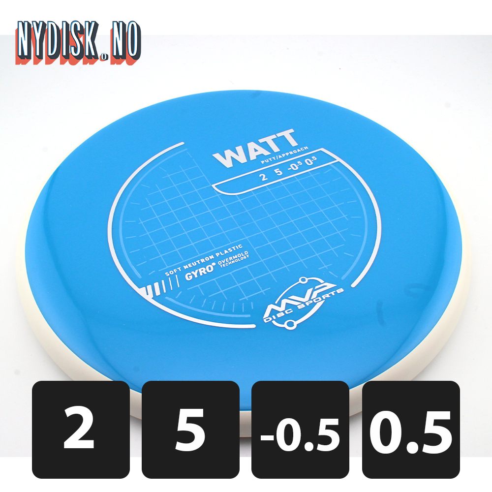 MVP Neutron Soft Watt - White Rim
