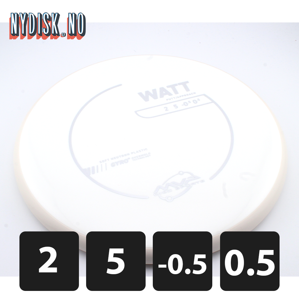MVP Neutron Soft Watt - White Rim