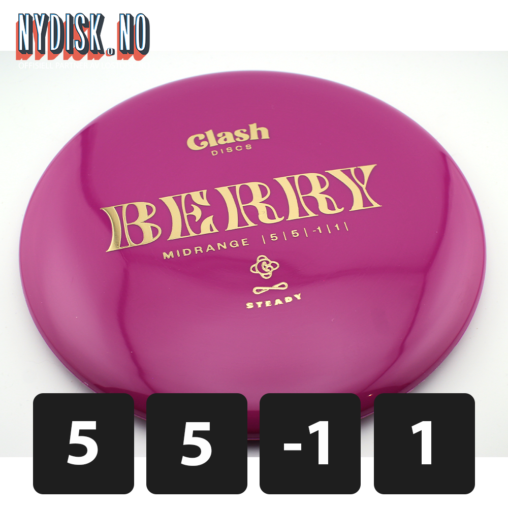 Clash Discs Steady Berry