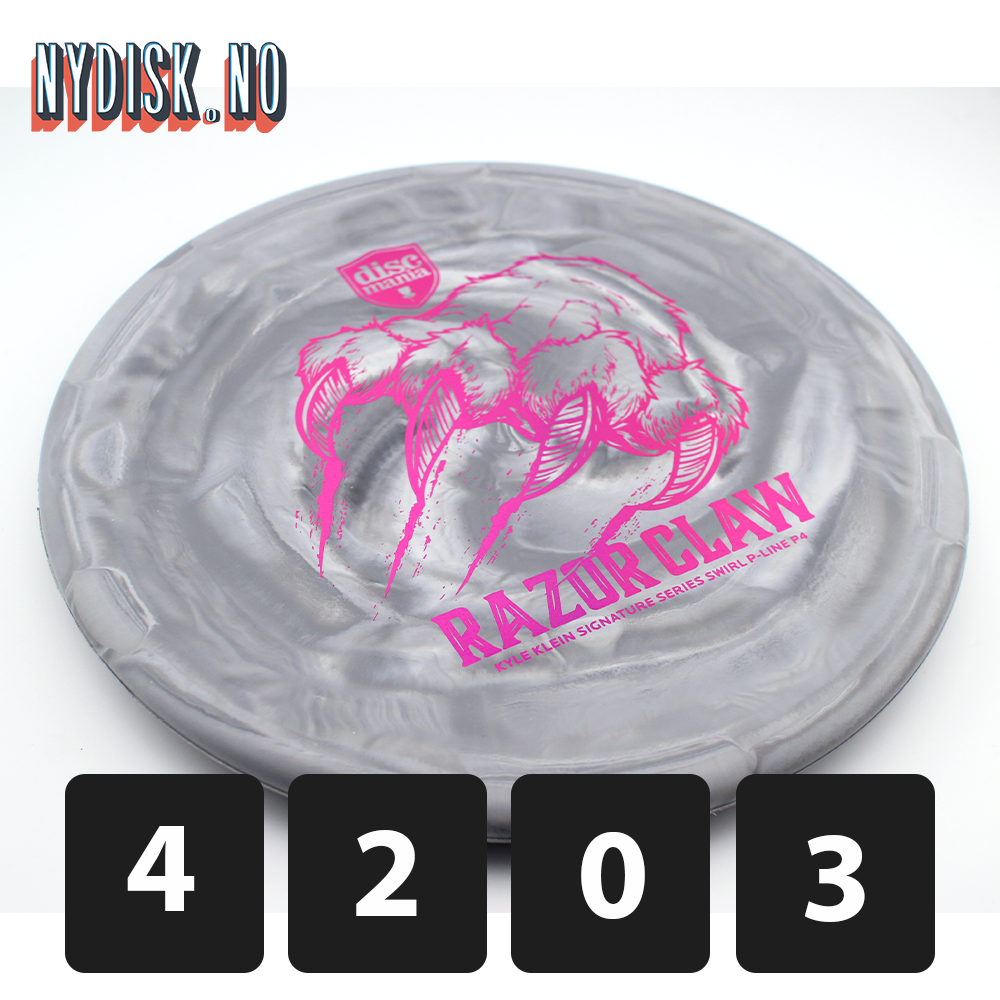 Discmania Swirl P-Line P4 Razor Claw - Kyle Klein 2025