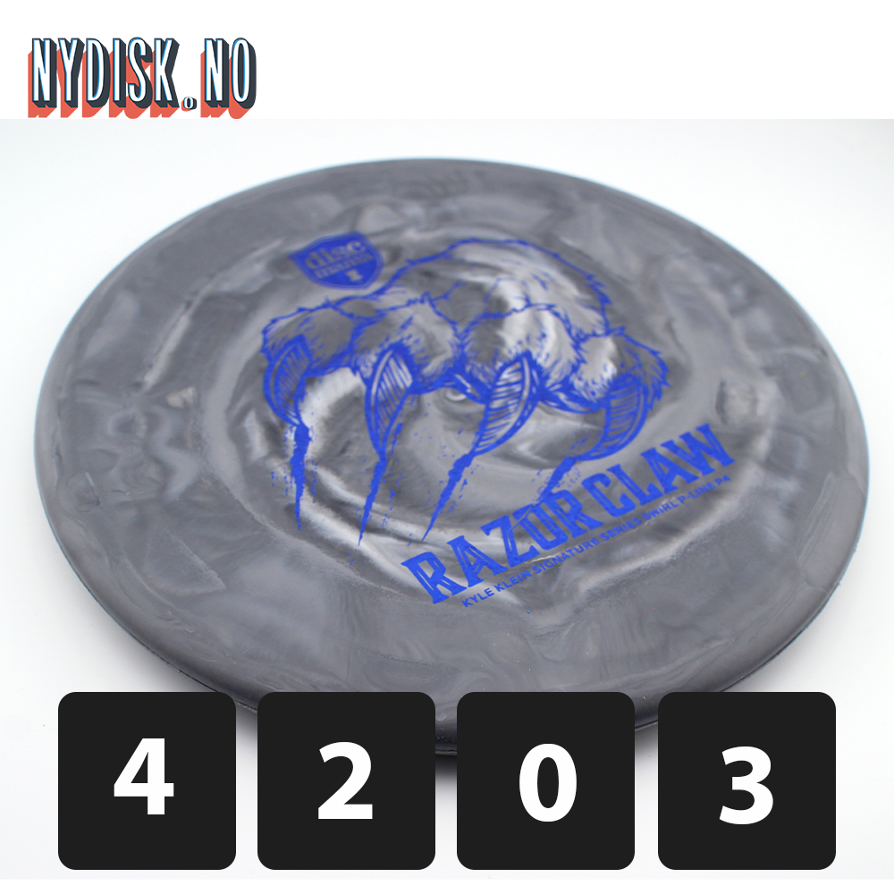 Discmania Swirl P-Line P4 Razor Claw - Kyle Klein 2025