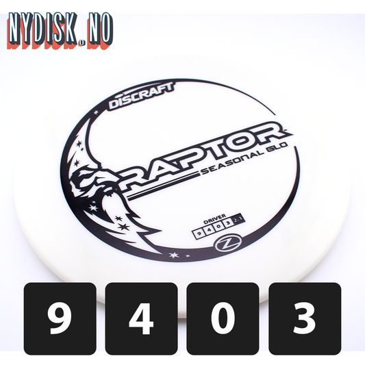 Discraft Z Seasonal GLO Raptor