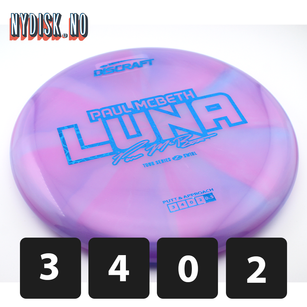 Discraft Z Swirl Luna - Paul McBeth 2025