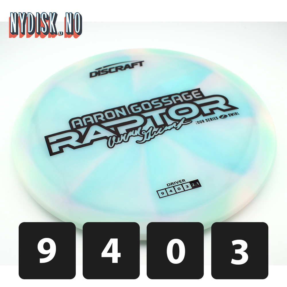 Discraft Z Swirl Raptor - Aaron Gossage 2025