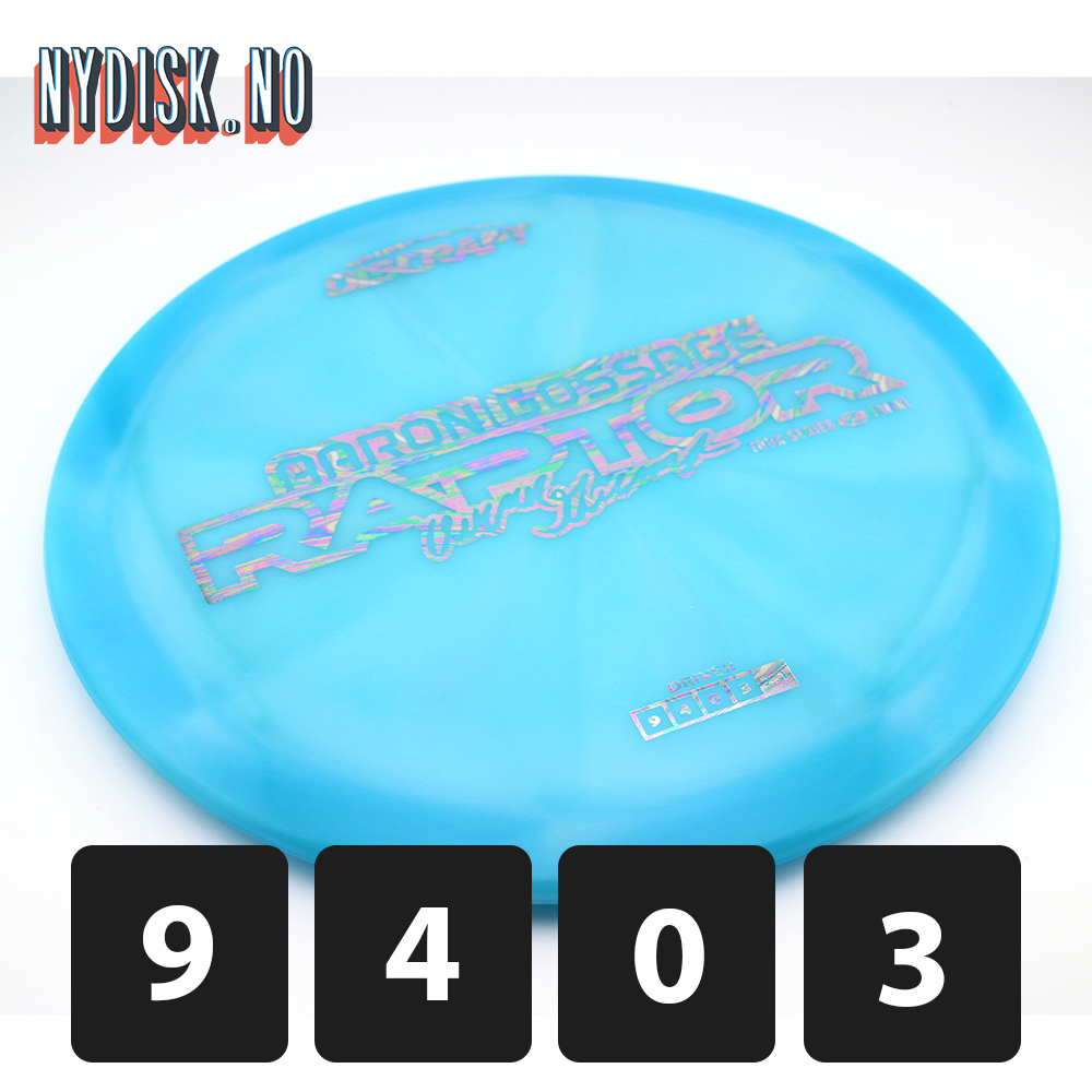 Discraft Z Swirl Raptor - Aaron Gossage 2025