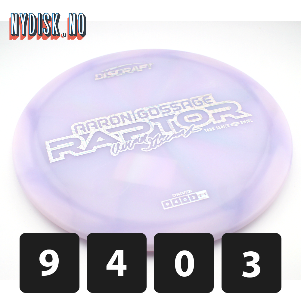 Discraft Z Swirl Raptor - Aaron Gossage 2025