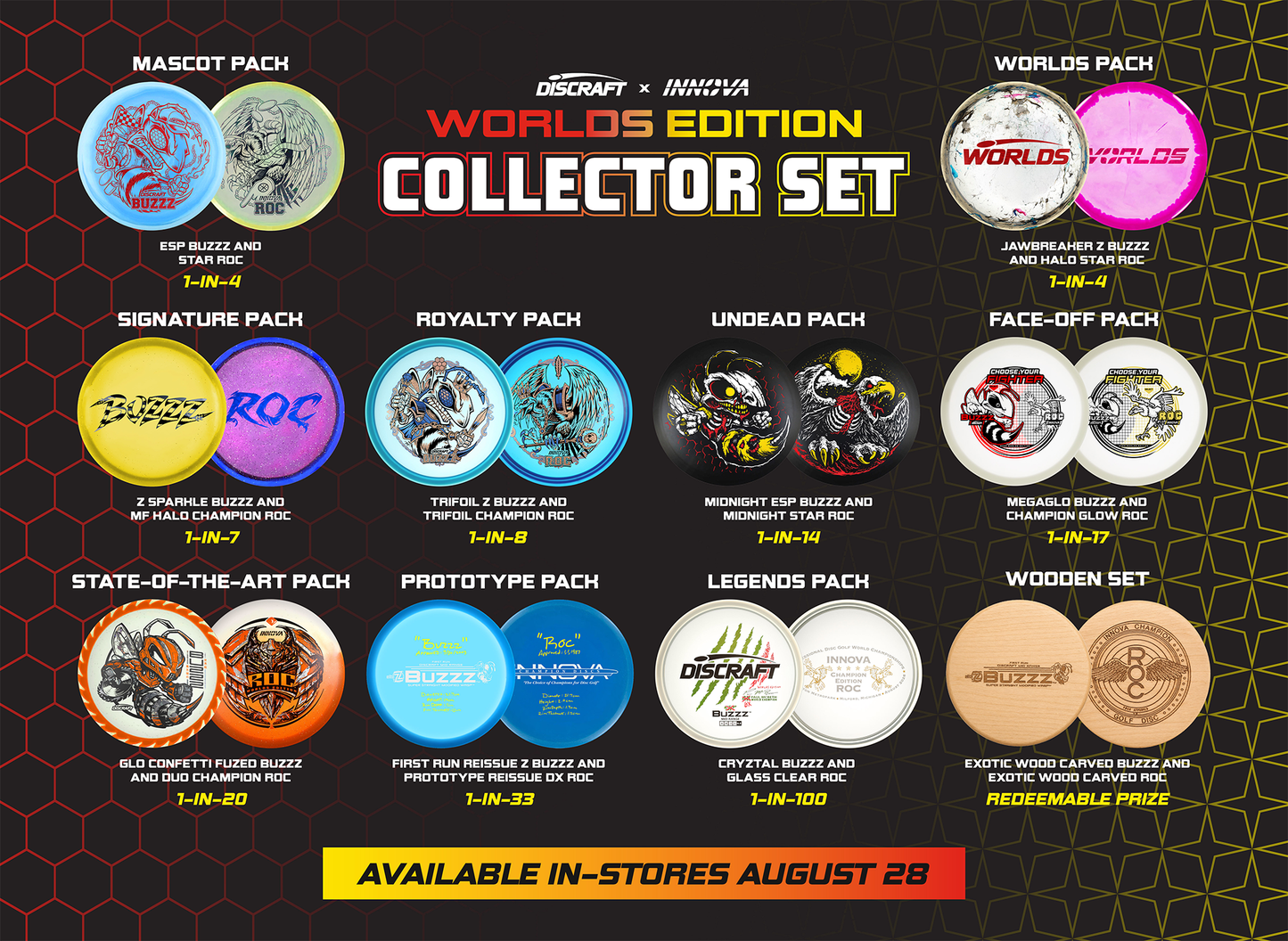 Innova & Discraft 2026 WORLDS Edition Collector Sets